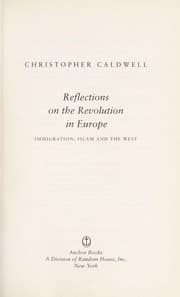 Tapa de Reflections on the revolution in Europe