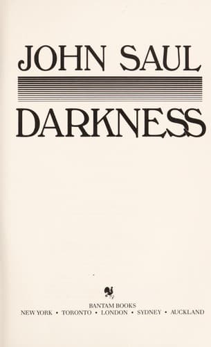 Tapa de Darkness