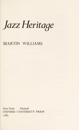 Tapa de Jazz heritage