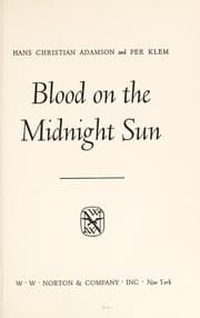 Tapa de Blood on the midnight sun