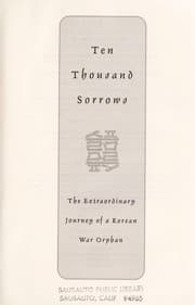 Tapa de Ten thousand sorrows