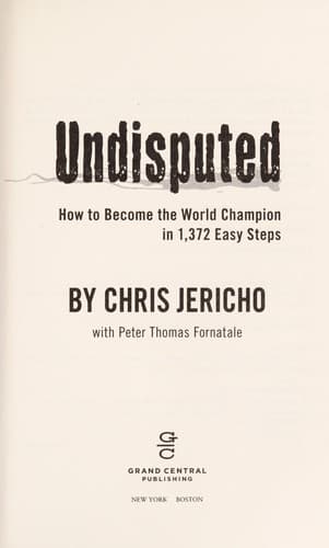 Tapa de Undisputed
