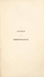 Tapa de A system of phrenology
