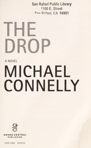 Tapa de The drop