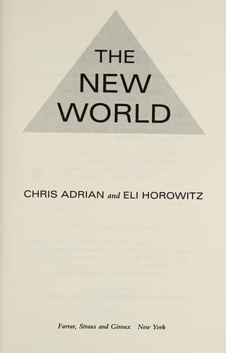Tapa de The new world