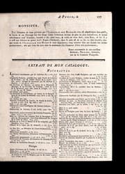 Tapa de Extrait de mon catalogue