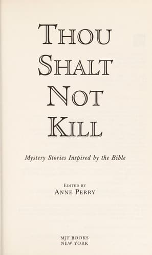 Tapa de Thou shalt not kill