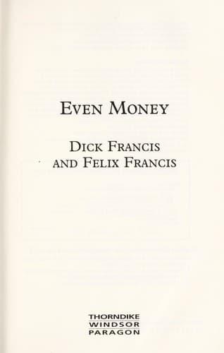 Tapa de Even money