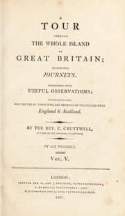 Tapa de A tour through the whole island of Great Britain; divided into journeys. Interspersed with useful observations; particularly calculated for the use of those who are desirous of travelling over England & Scotland