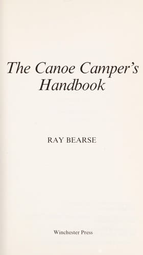 Tapa de The Canoe Camper's Handbook