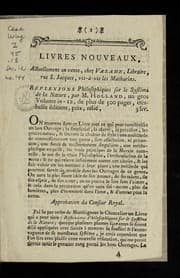 Tapa de Livres nouveaux, actuellement en vente, chez Valade, libraire, rue S. Jacques, vis-a  -vis les Mathurins