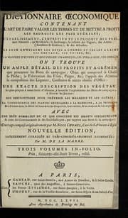 Tapa de Dictionnaire ¿conomique