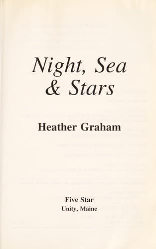 Tapa de Night, sea & stars