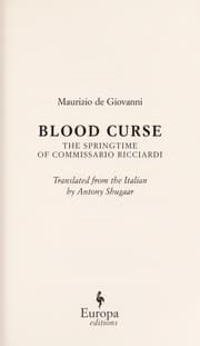 Tapa de Blood curse