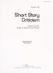 Tapa de Short story criticism