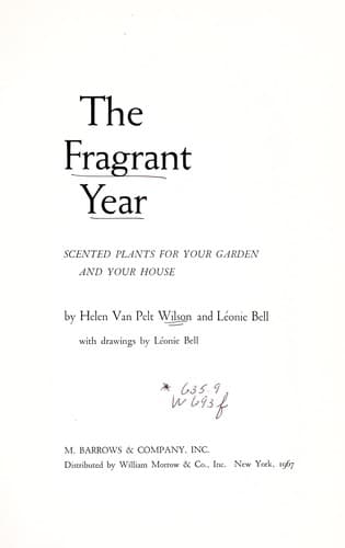 Tapa de The fragrant year