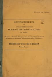 Tapa de Friedrich der Grosse und d'Alembert