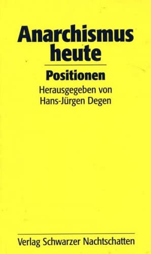 Tapa de Anarchismus heute