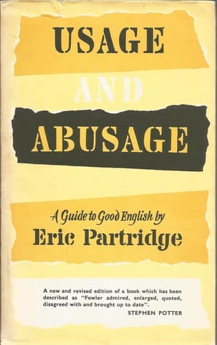 Tapa de Usage and abusage