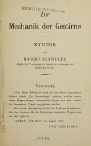 Tapa de Zur Mechanik der Gestirne