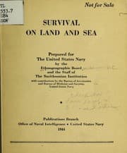 Tapa de Survival on land and sea
