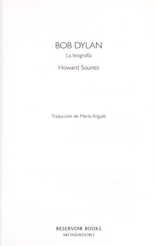 Tapa de Bob Dylan