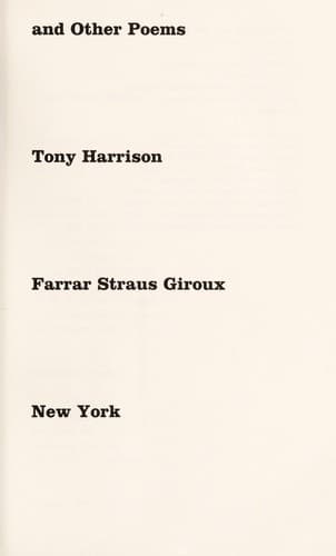Tapa de V. and other poems