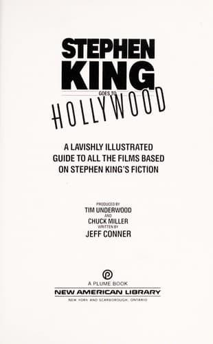 Tapa de Stephen King goesto Hollywood