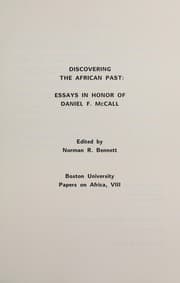 Tapa de Discovering the African Past