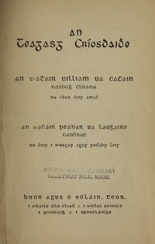 Tapa de An teagasg cr©Ưosdaiı̀e