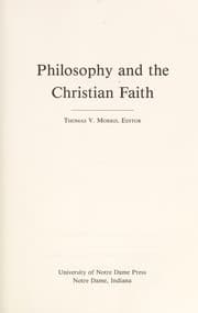 Tapa de Philosophy and the Christian faith
