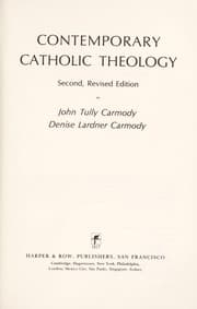 Tapa de Contemporary Catholic theology