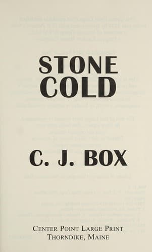 Tapa de Stone cold