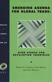 Tapa de Emerging agenda for global trade