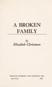 Tapa de A broken family