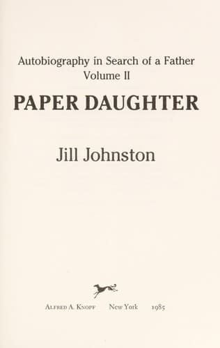 Tapa de Paper daughter