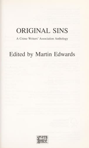 Tapa de Original sins