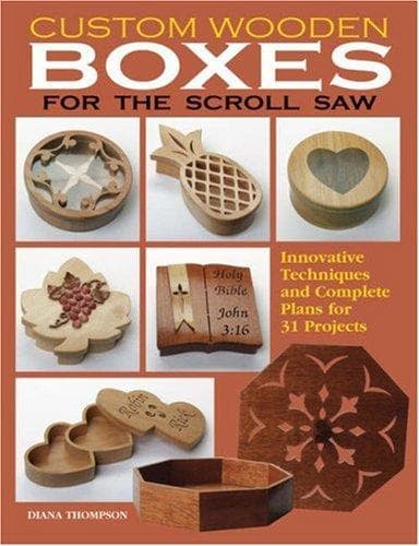 Tapa de Custom Wooden Boxes for the Scroll Saw