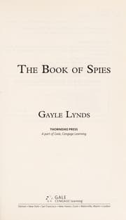 Tapa de The book of spies