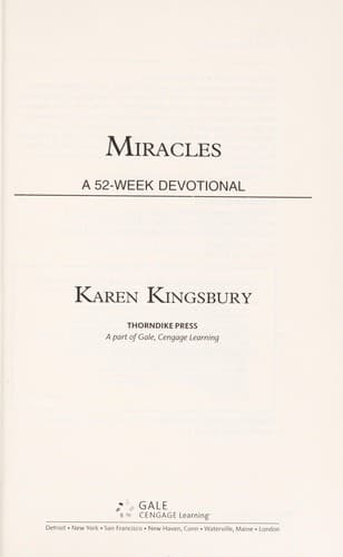 Tapa de Miracles