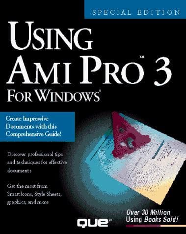 Tapa de Using Ami Pro 3