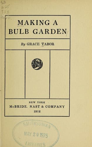 Tapa de Making a bulb garden
