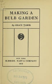 Tapa de Making a bulb garden
