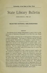 Tapa de Selected national bibliographies ...