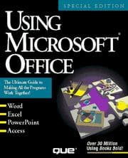 Tapa de Using Microsoft Office, special edition