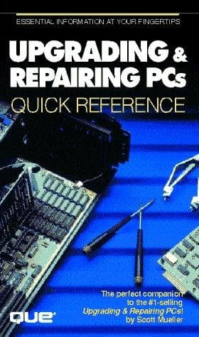 Tapa de Upgrading and repairing PCs quick reference
