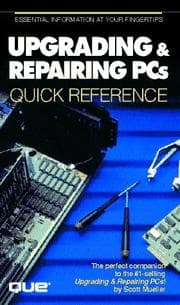 Tapa de Upgrading and repairing PCs quick reference