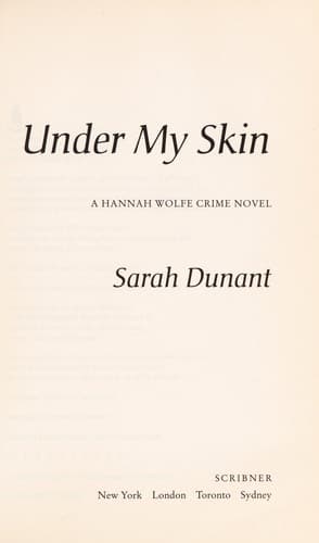 Tapa de Under my skin