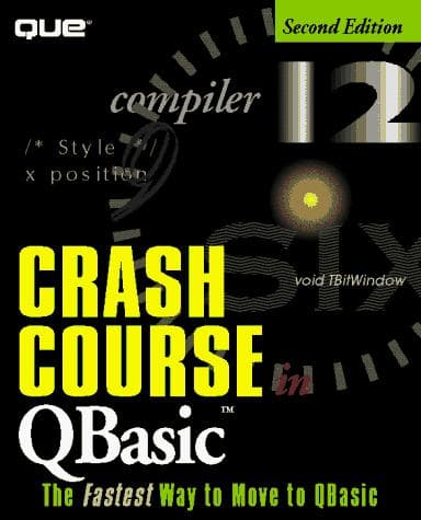 Tapa de Crash course in QBasic