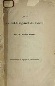 Tapa de Die Einbildungskraft der Dichter